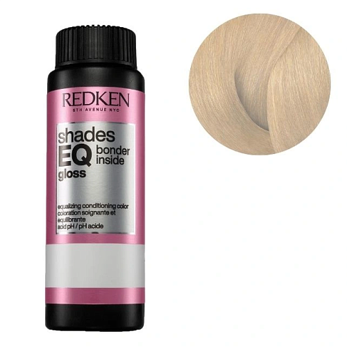 Краска-блеск без аммиака для тонирования и ухода - Redken Shades Eq Gloss Bonder Inside 010NW - Ледяной ананас